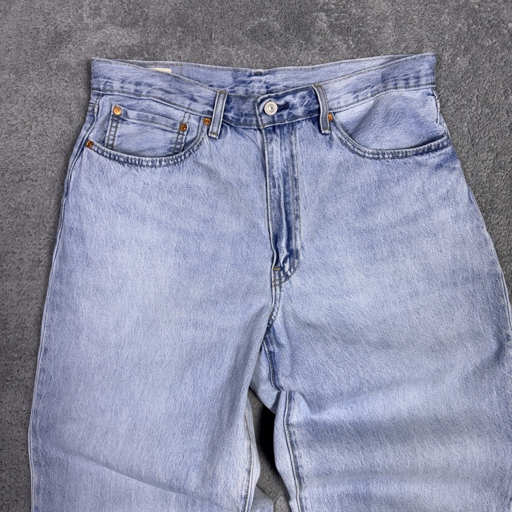 Levis 578 Jeans Mens 32x30 Light Wash Baggy Denim Skater Y2K Stovepipe Premium - Picture 2 of 15